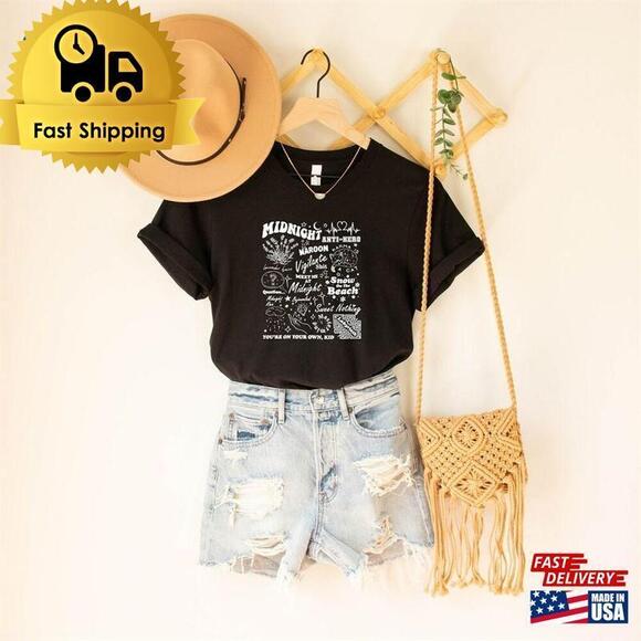 Midnights Album Swift T-Shirt The Eras Tour S Versionmidnights tshirt - Picture 1 of 4